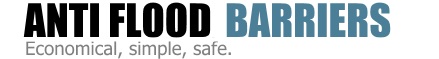 Barreiras anti-inundação, anteparas anti-inundação, sistema anti-inundação